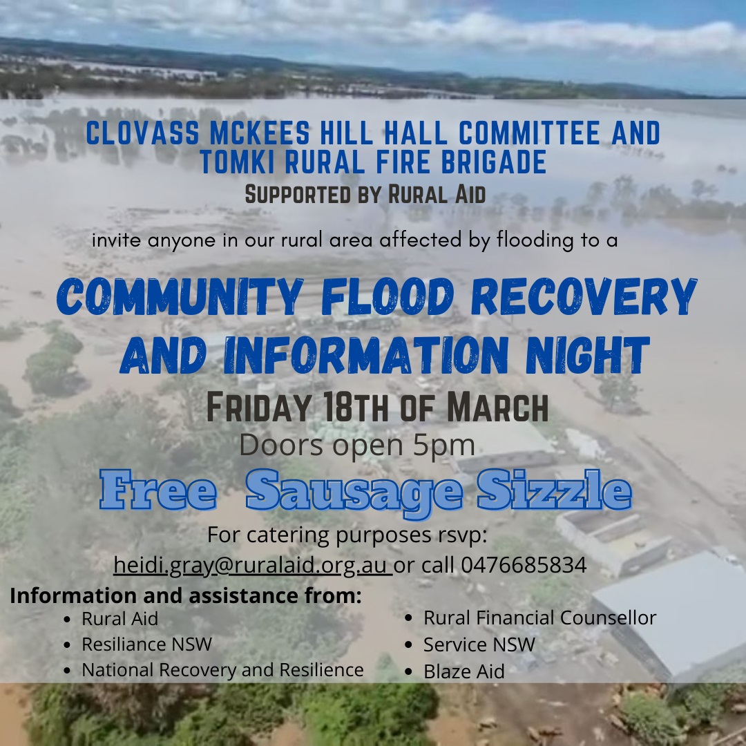 Farmers urged to attend flood recovery night in Clovass