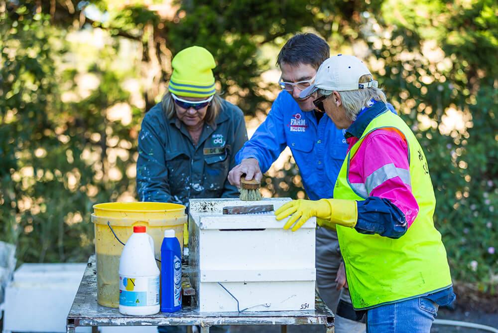 Rural Aid volunteers repair Lismore farms